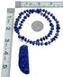 Lapis Sterling Silver Bead Necklace KX121159